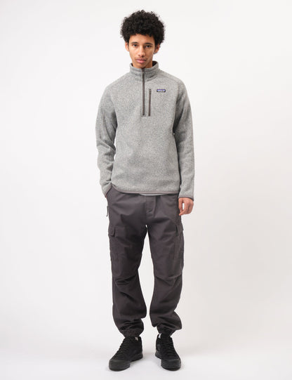 Pata Better Sweater 1/4 Zip Fleece - Stonewash Grey